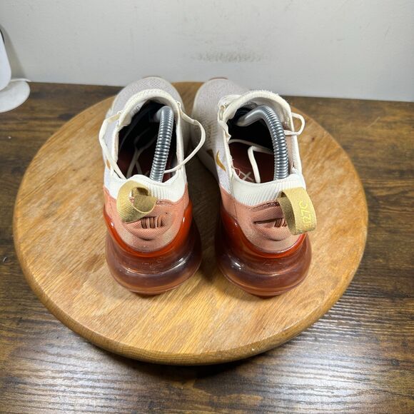 Nike Air Max 270 Light Cream Terra Blush Gold Shoes Women's Size 7.5 AH6789-203 - Picture 4 of 8